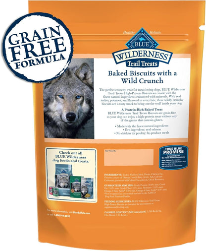 Wilderness Trail Treats Grain Free Biscuits Crunchy Dog Treats